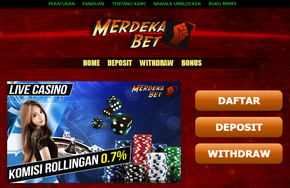 MERDEKABET SITUS BO JUDI ROLET ONLINE TERPERCAYA